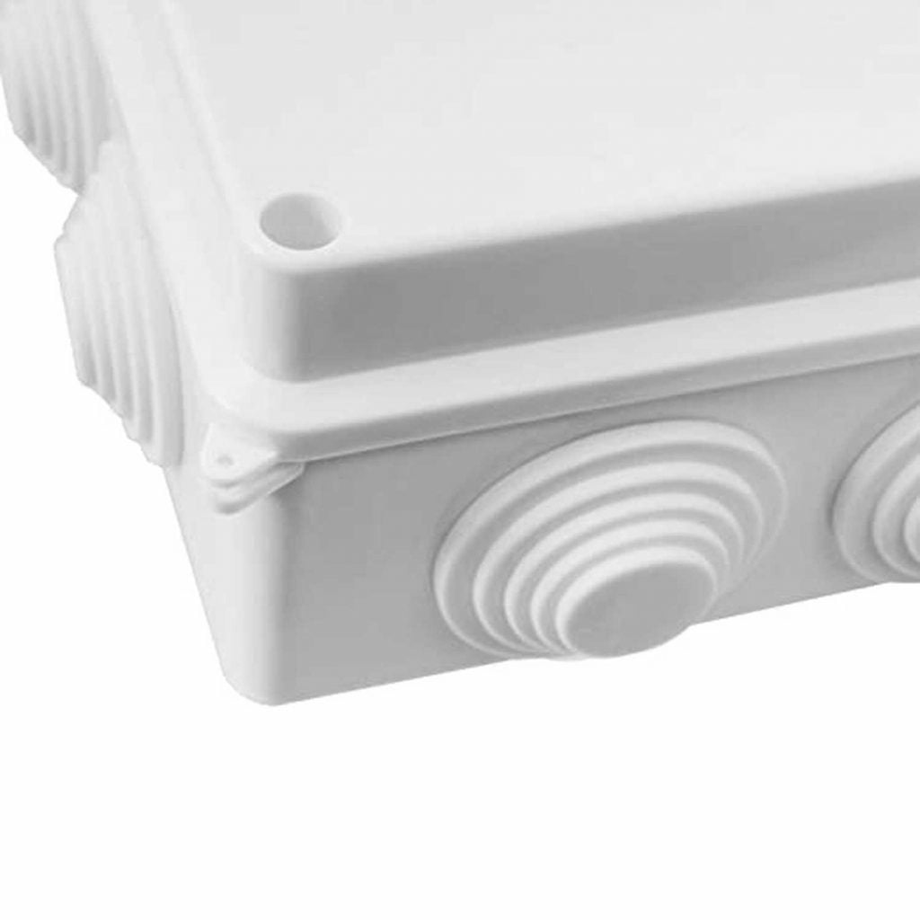 IP65 Wasserdichte Abzweigdose 150x110x70mm - Mit 10x M20 Kabelverschraubungen & Lochsäge